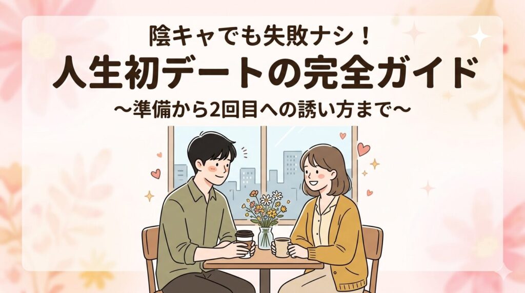 陰キャでも失敗ナシ！人生初デートの完全ガイド〜準備から2回目への誘い方まで〜